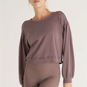 Z Supply Brown Long Sleeve Top
